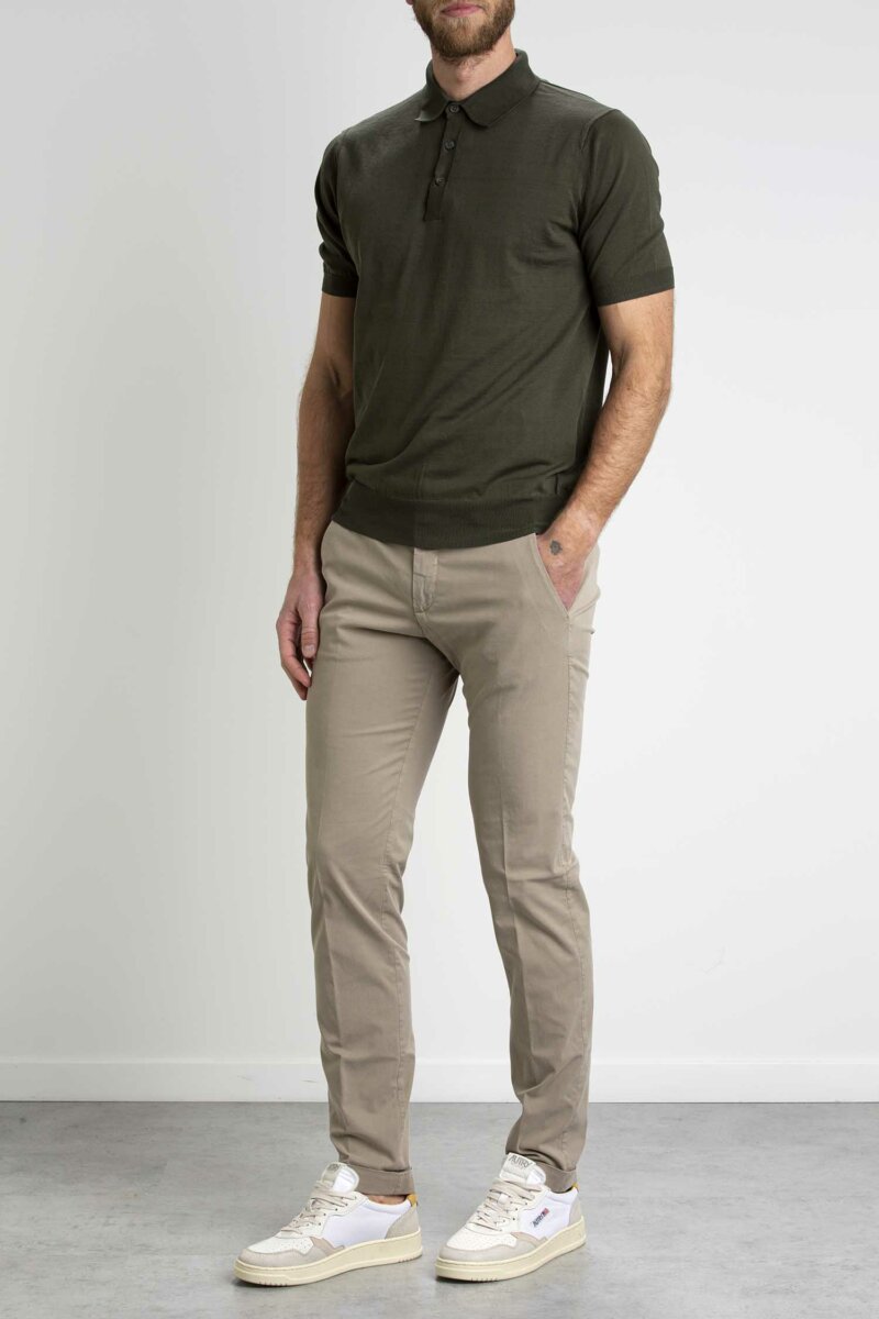 HOSIO-POLO MM FINEZZA 18-HO23100M11 VERDE