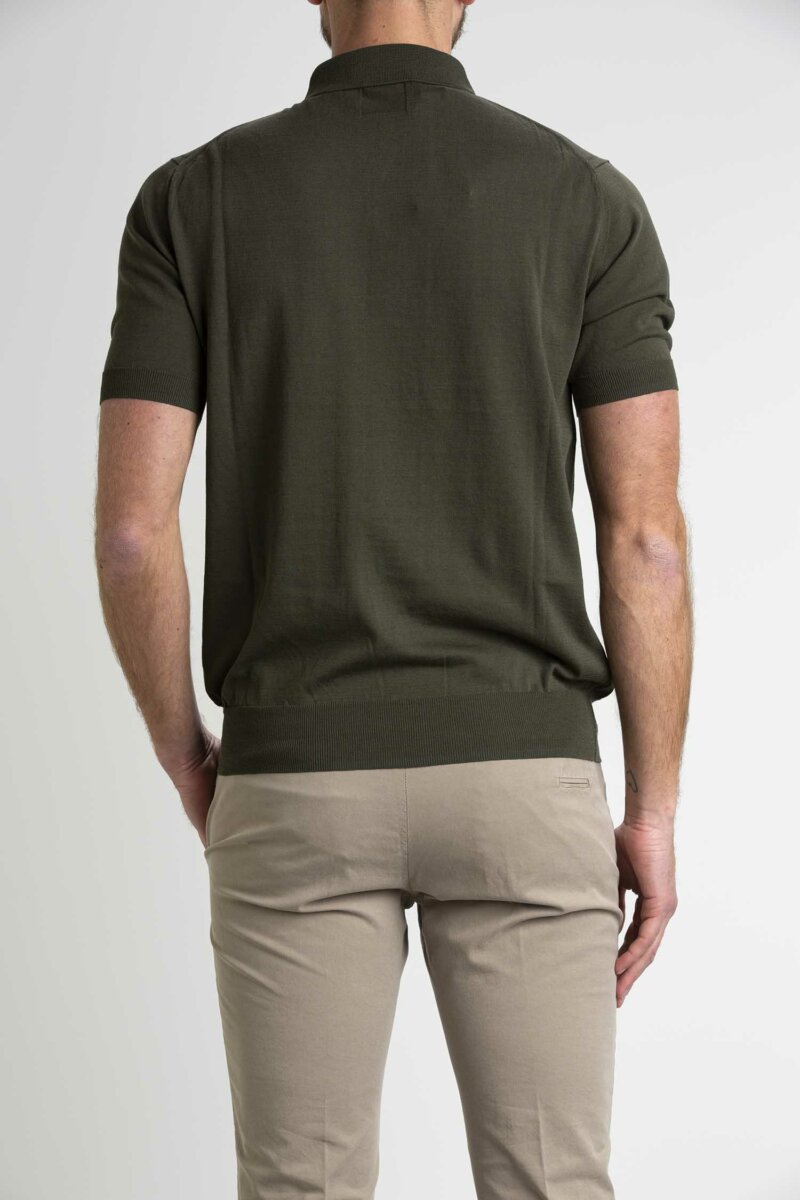 HOSIO-POLO MM FINEZZA 18-HO23100M11 VERDE