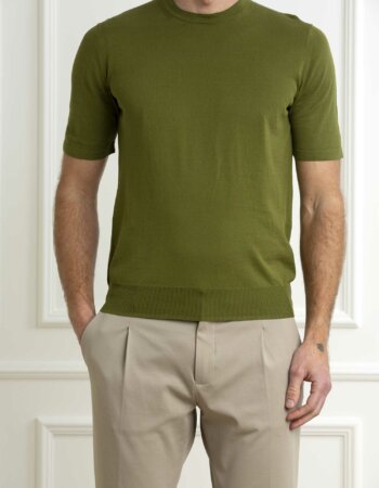 HOSIO-MAGLIA GIRO F18 MEZZA MANICA-HO24100M03 VERDE