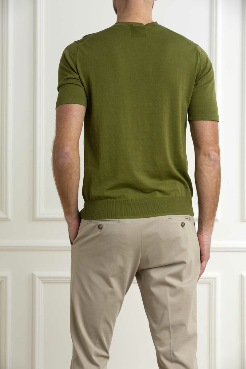 HOSIO-MAGLIA GIRO F18 MEZZA MANICA-HO24100M03 VERDE