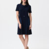 JOSEPH RIBKOFF-Abito svasato con scollo arricciato-JOS231141 BLU
