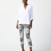 JOSEPH RIBKOFF-TOP SQUADRATO CON MANICHE DOLMAN-JOS241039 BIANCO