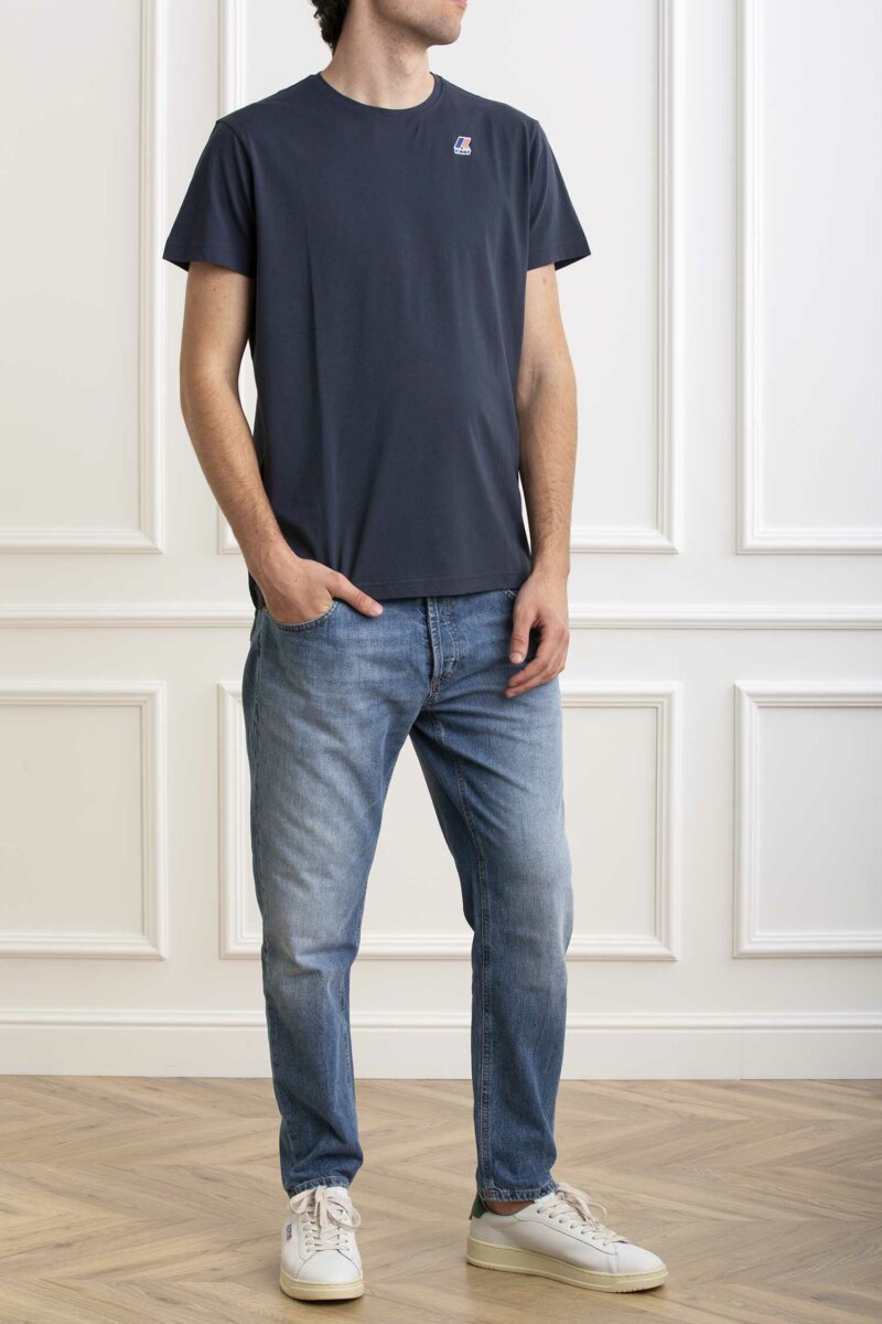 K-WAY-T-SHIRT LE VRAI EDOUARD-KWK007JE0P4 BLUE