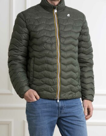 K-WAY-GIUBBINO VALENTINE QUILTED WARM-KWK6115GW GREEN