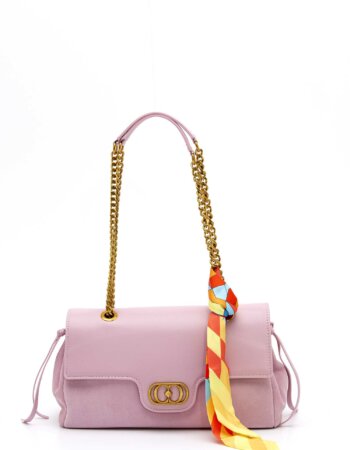 LA CARRIE-BORSA PELLE TRANSITION LARGE BAGUETTE-LC131PBT241LES PINK