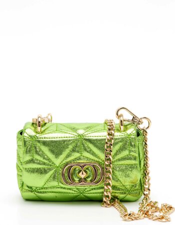 LA CARRIE-BORSA SHINY MINI LAMINATED-LC131PBX333LAM GREEN