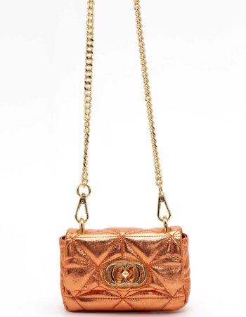 LA CARRIE-BORSA SHINY MINI LAMINATED-LC131PBX333LAM ORANGE