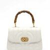 LA CARRIE-BORSA STICH&SPUN LOLITA MED-LC131PGA230LEA WHITE