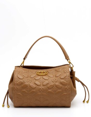 LA CARRIE-BAG PELLE STICH&SPUN TELMA SHOULDER-LC131PZS113LEA CUOIO