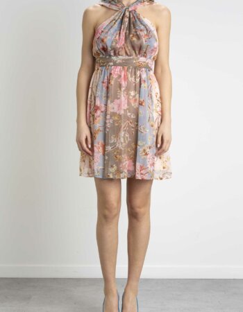 LIU JO-ECS ABITO CORTO-LJCA3380TS030 FLOWERY