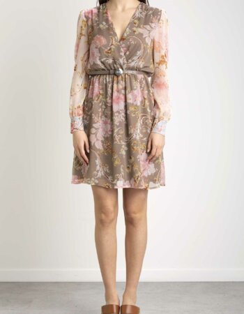 LIU JO-ECS ABITO CORTO-LJCA3427TS030 FLOWERY