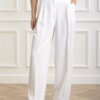 LIU JO-PANTALONE-LJCA4124T2549 BIANCO