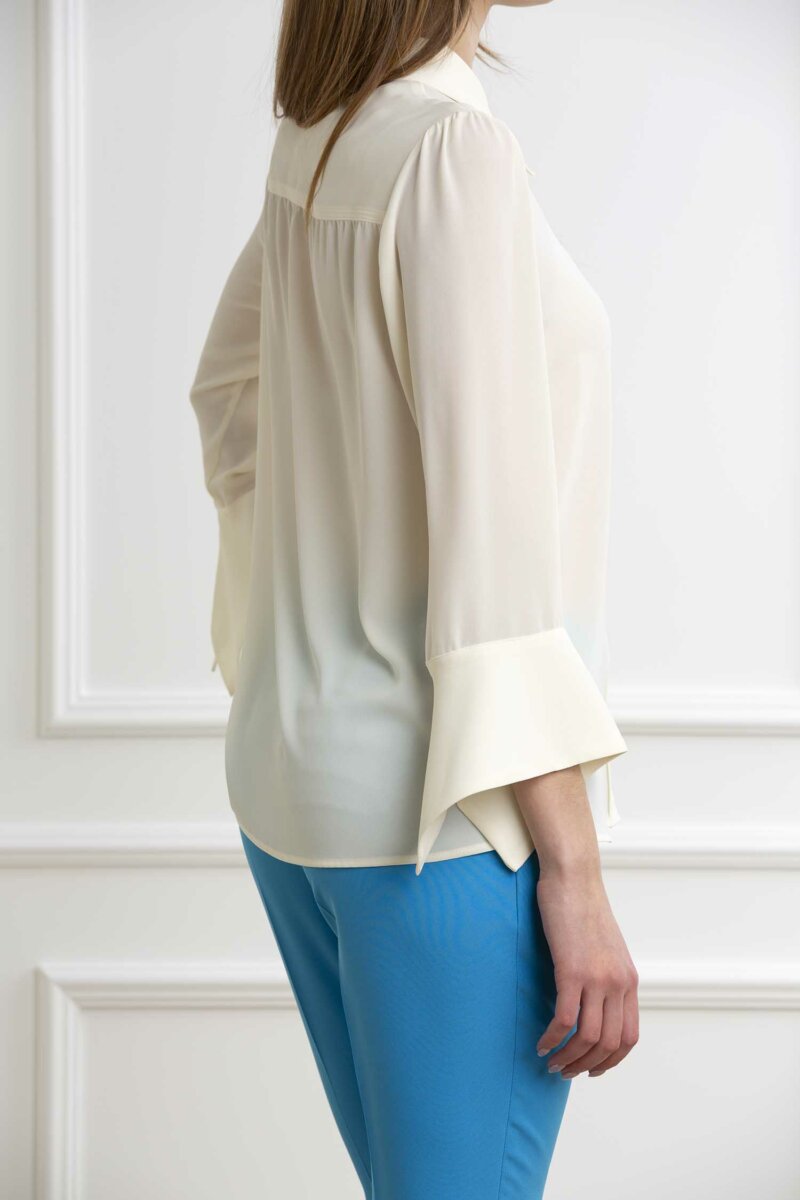 LIU JO-CAMICIA C/POLSO APERTO-LJCA4334TS055 WHITE