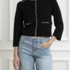 LIU JO-ECS MAGLIA PERLE-LJMA4024MS99E NERO