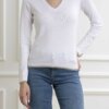 LIU JO-ECS MAGLIA CHIUSA ML-LJMA4073MS49I BIANCO