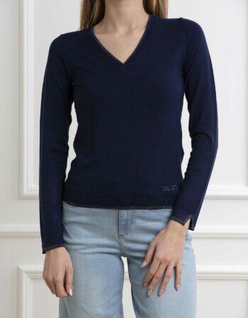 LIU JO-ECS MAGLIA CHIUSA ML-LJMA4073MS49I MISTERY