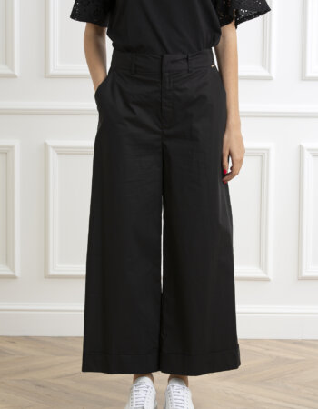LIU JO-PANT.TS NAV LUNGO-LJMA4085T4853 NERO