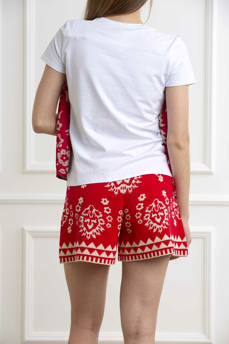 LIU JO-T/SHIRT MODA MC-LJMA4115J7821 BIANCO