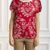 LIU JO-T/SHIRT MODA MC-LJMA4116J7821 ROSSO