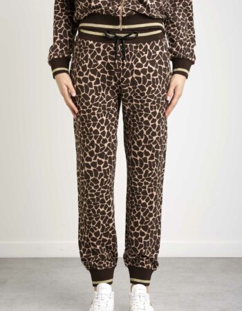 LIU JO-PANTALONE JERSEY-LJTA3112J6182 MORO