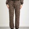 LIU JO-PANTALONE JERSEY-LJTA3112J6182 MORO