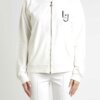 LIU JO-ECS FELPA APERTA-LJTA3143F0090 IVORY
