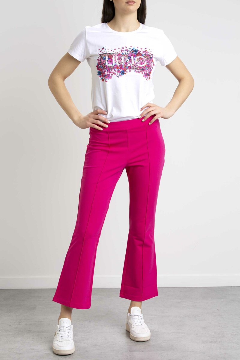 LIU JO-ECS PANTALONE FELPA-LJTA3145F0090 PINK