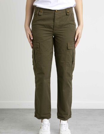 LIU JO-PANTALONE CARGO-LJWA3218T4270 MUSK