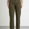 LIU JO-PANTALONE CARGO-LJWA3218T4270 MUSK