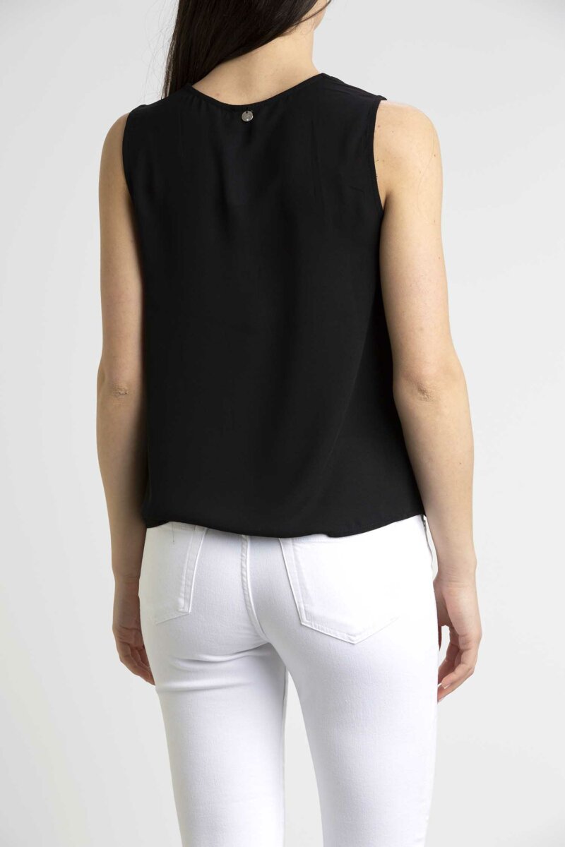 LIU JO-TOP PIZZO S/M-LJWA3428J6629 NER