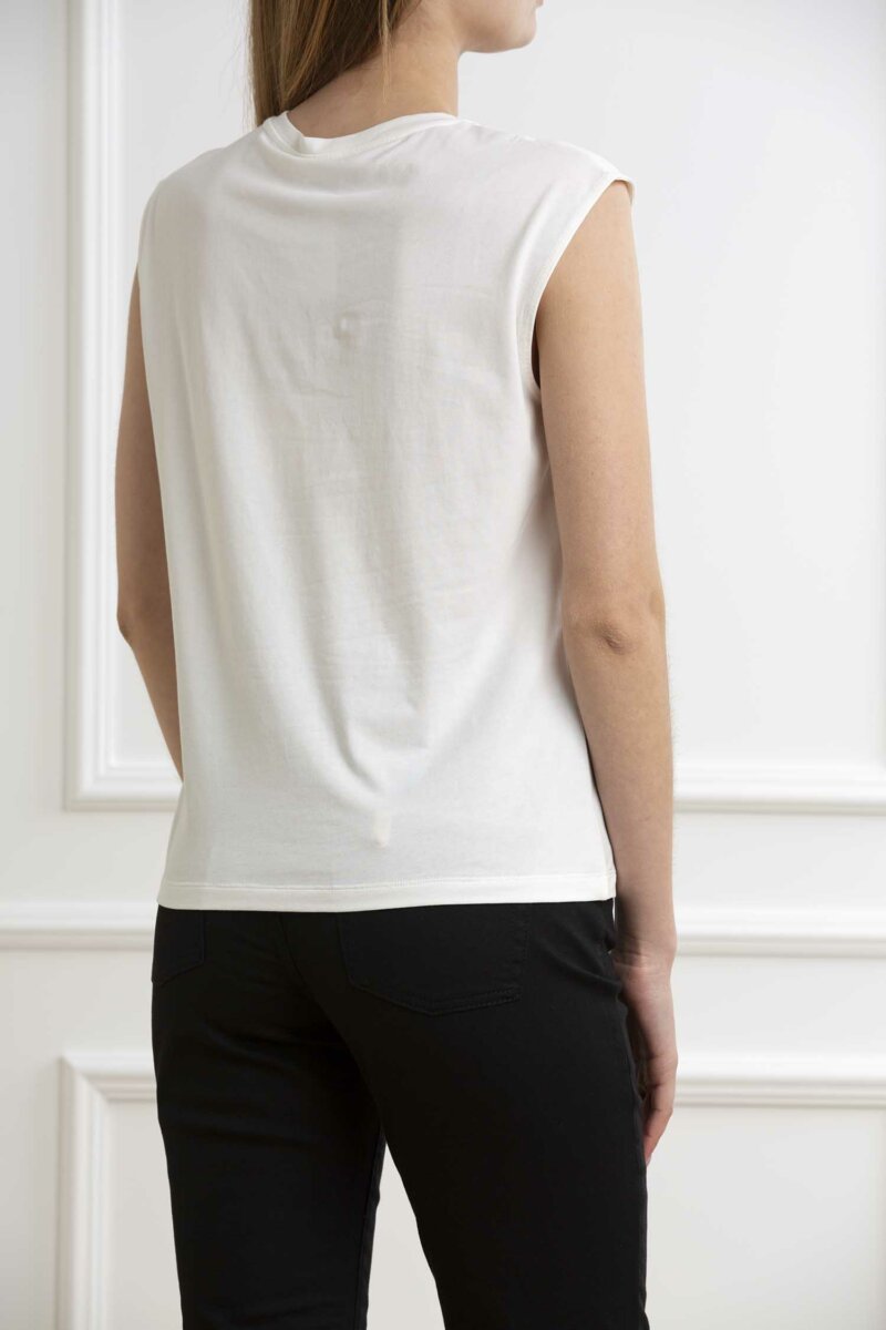 LIU JO-T/SHIRT MODA SM-LJWA4016J5003 BIANCO