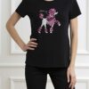 LIU JO-T/SHIRT MODA MC-LJWA4052J5003 NERO