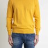 MAGAZZINO RICAMBI-MAGLIA GIRO FIN 12 100% COTONE-MAG68T GIALLO