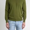 MAGAZZINO RICAMBI-MAGLIA GIRO FIN 12 100% COTONE-MAG68T VERDE