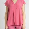MARELLA-CAMICIA CREPE MISTO SETA-MAINEDITO FUXIA