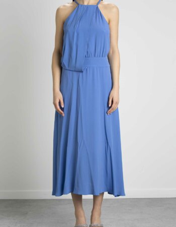 MARELLA-ABITO CREPE DE CHINE-MAINFANTE PERVINCA