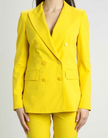 MARELLA-GIACCA DOPPIOPETTO-MAOPALINE GIALLO