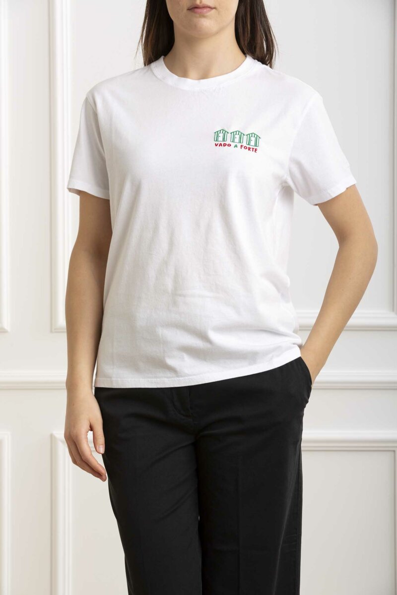 MC2 SAINT BARTH-T-SHIRT EMILIE VADO A FORTE-MC2EMI000105773F BIANCO