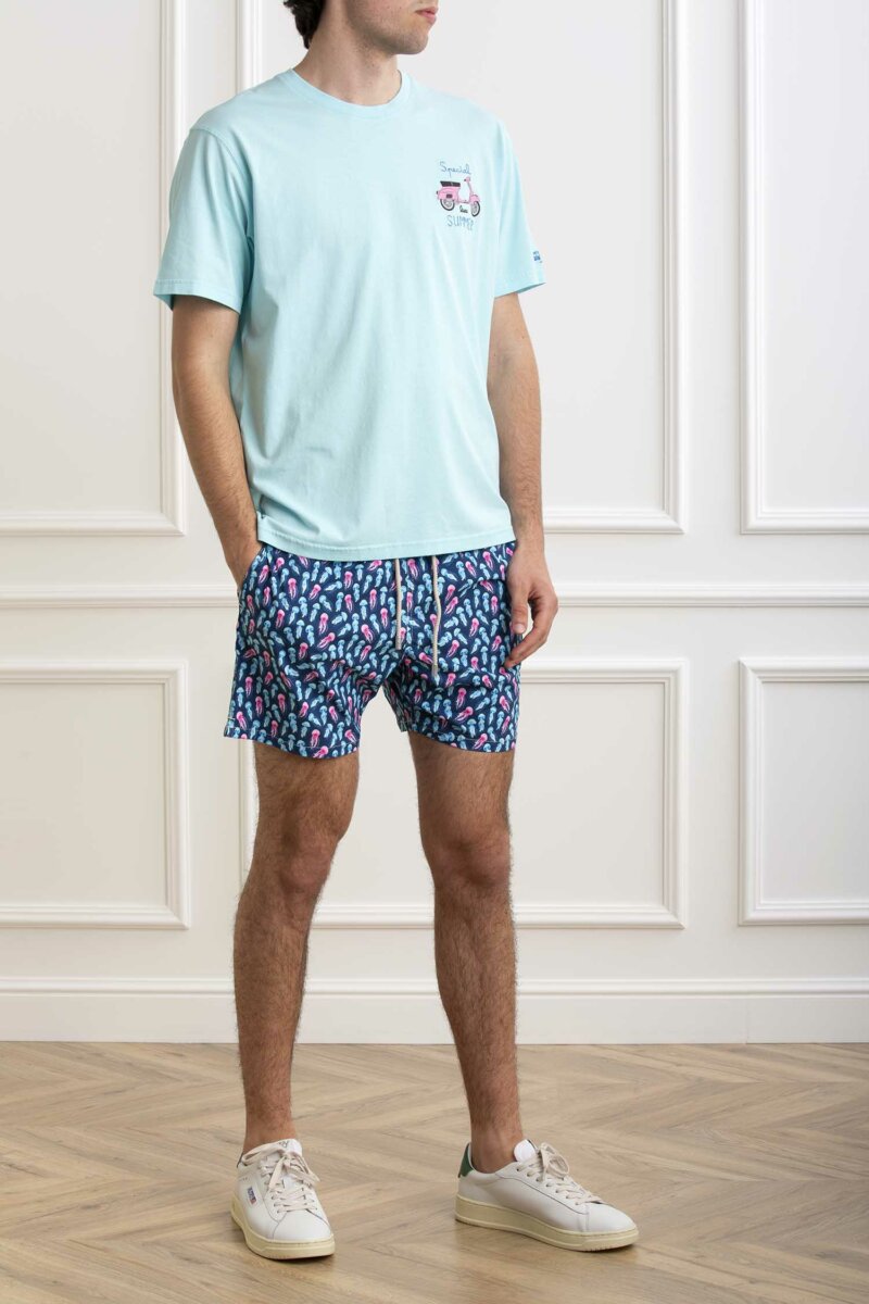 MC2 SAINT BARTH-T-SHIRT SPECIAL SUMMER-MC2TSHM00103125F TURCHESE
