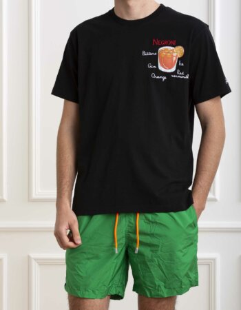 MC2 SAINT BARTH-T-SHIRT NEGRONI-MC2TSHM00103581F NERO