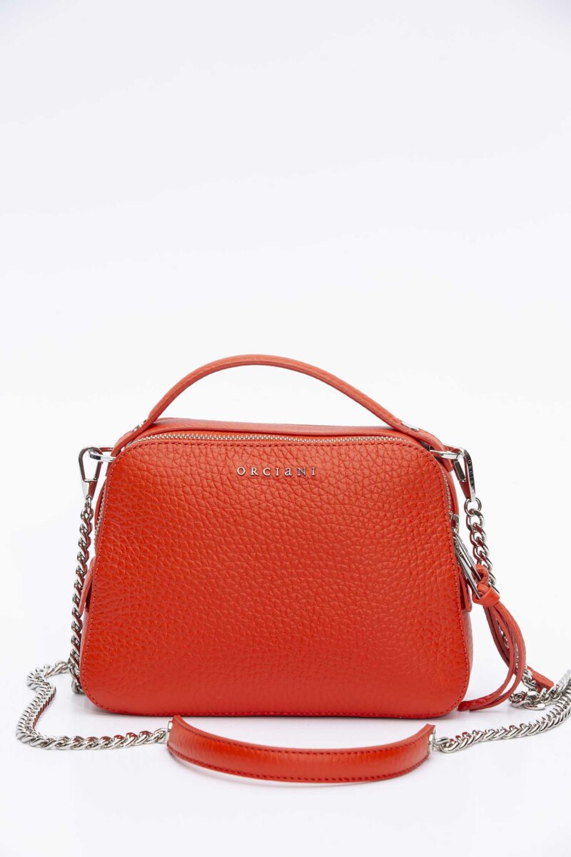 ORCIANI-BORSA IN PELLE SOFT-ORSD0147SOF PAPAVERO