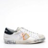 PHILIPPE MODEL-SCARPA PRSX VEAU DENIM_BLANC BLUE-PHPRLUVDD1 BIANCO