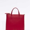 PINKO-MINI SHOPPER VITELLO SETA-PK102746A0F1 ROSSO