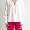 PINKO-BLUSA CREPE DE CHINE-PKBELLAVISTA WHITE