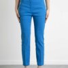 PINKO-PANTALONE LINO STRETCH-PKBELLOA0IM BLU