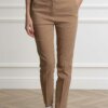 PINKO-PANTALONE LINO STRETCH-PKBELLOLINO BEIGE