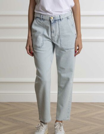 PINKO-CHINO DENIM SNOW WASH-PKCLOE MOON