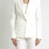 PINKO-GIACCA LINO STRETCH-PKEQUILIBRATO BIANCO
