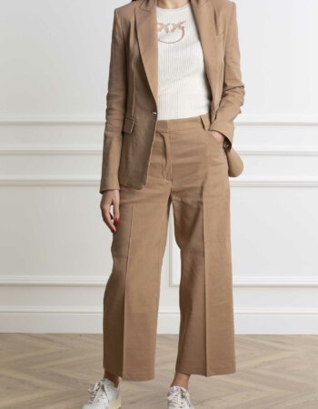 PINKO-GIACCA LINO STRETCH-PKGHERA BEIGE