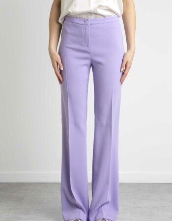 PINKO-PANTALONE CREPE-PKHULKA PURPLE